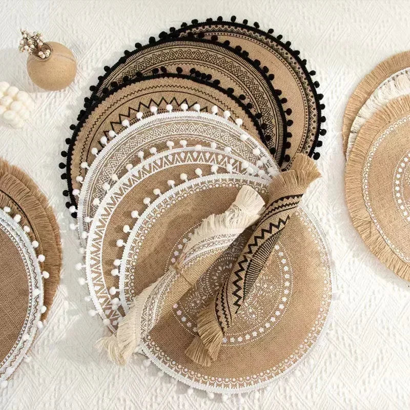 Kitchen Round Jute Placemat