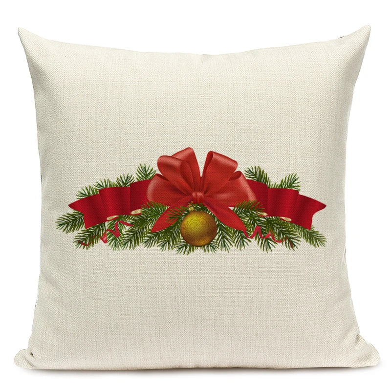 Christmas Tree Pattern Throw Pillow Case