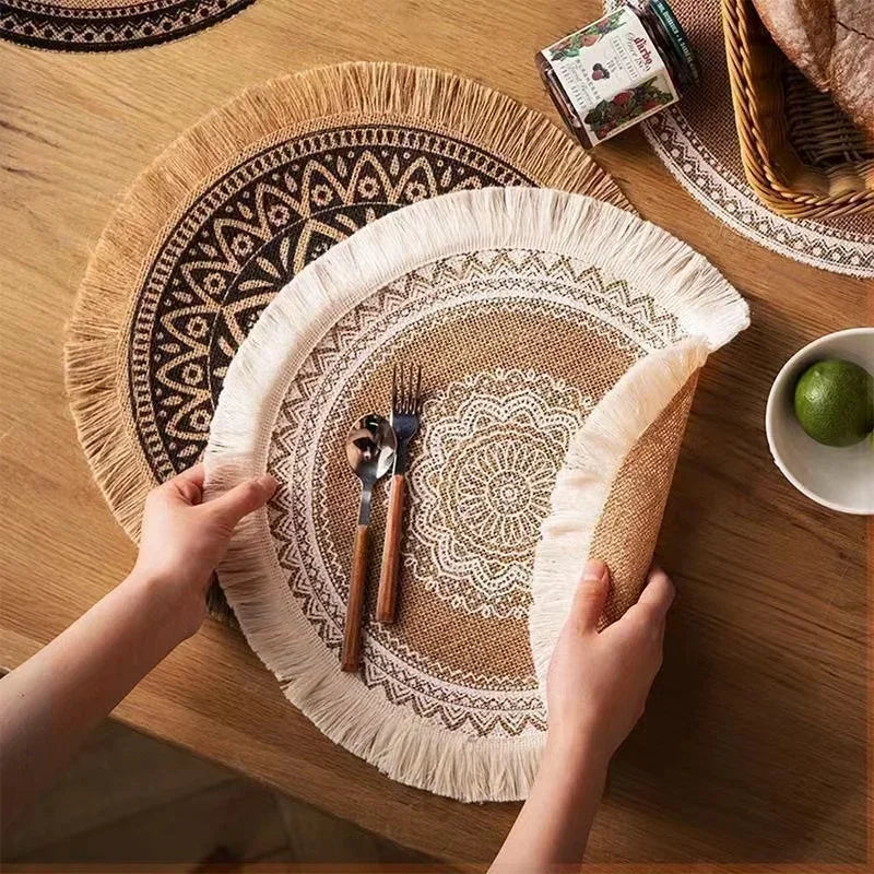 Kitchen Round Jute Placemat