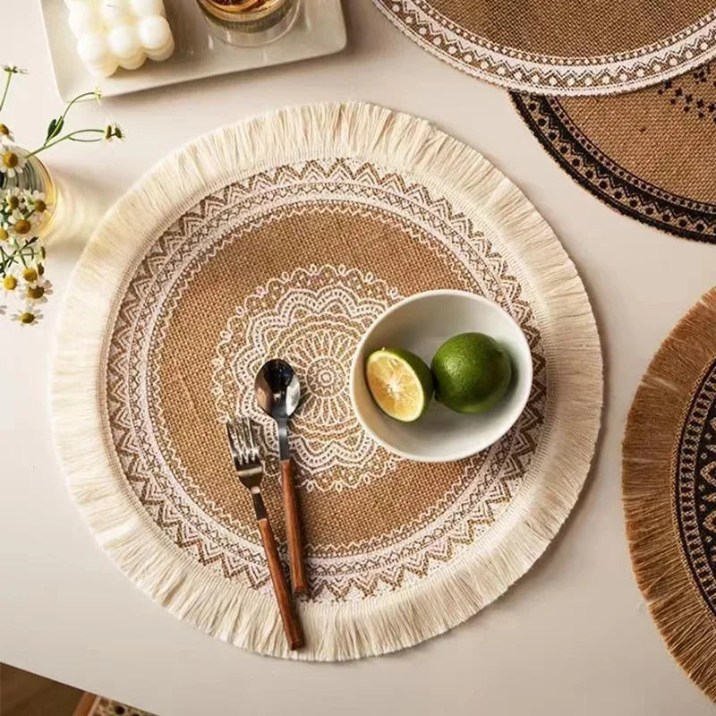 Kitchen Round Jute Placemat