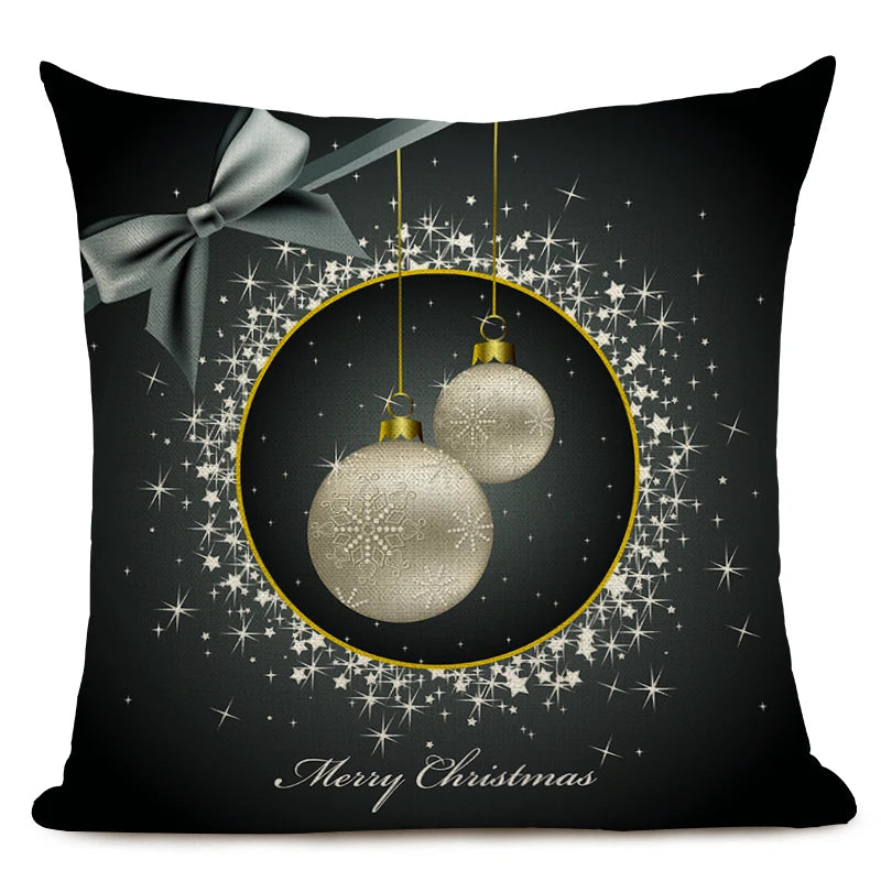 Christmas Tree Pattern Throw Pillow Case