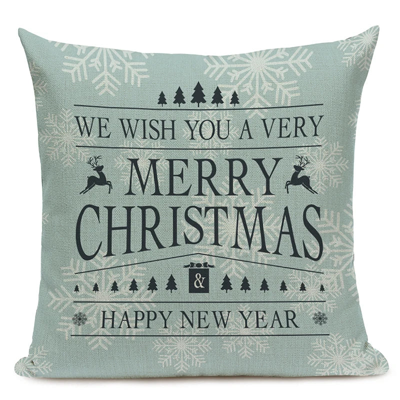 Christmas Tree Pattern Throw Pillow Case