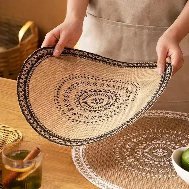 Kitchen Round Jute Placemat