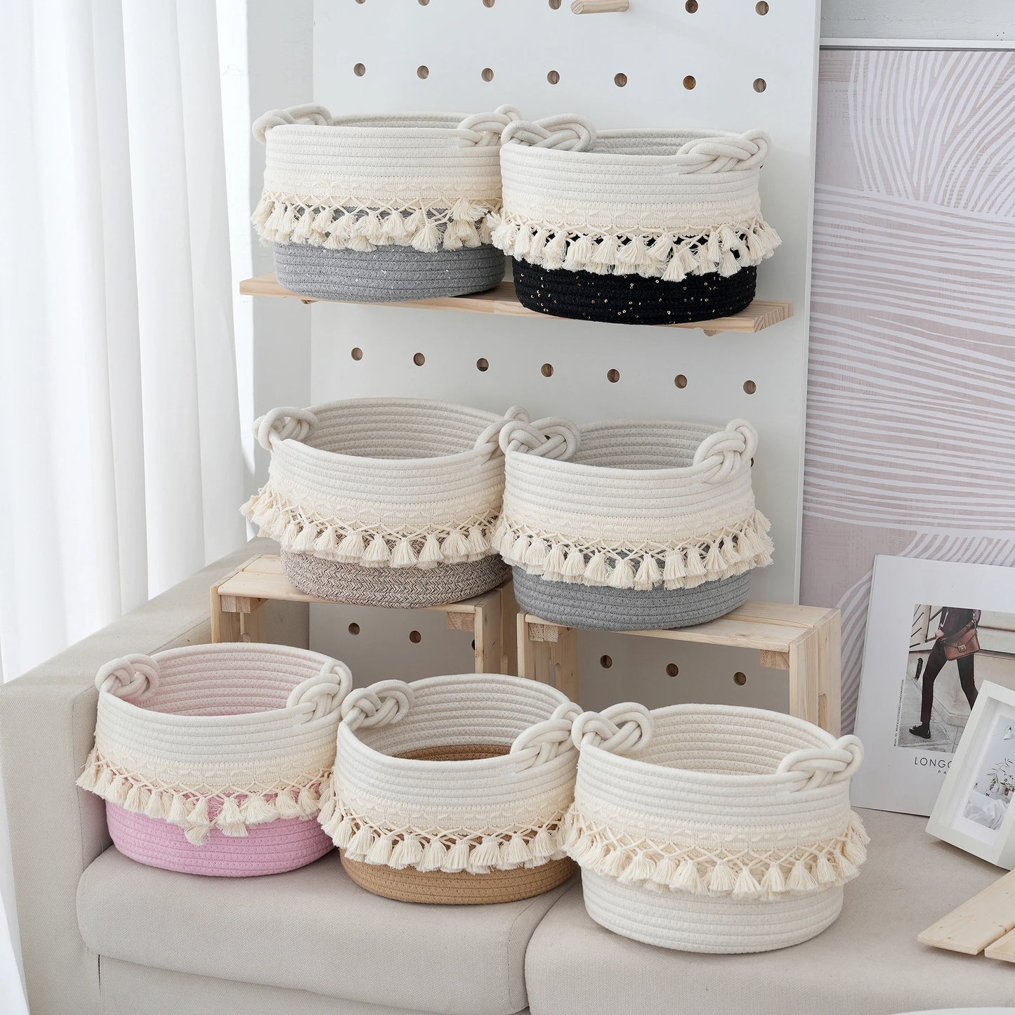 Cotton Thread Storage Basket