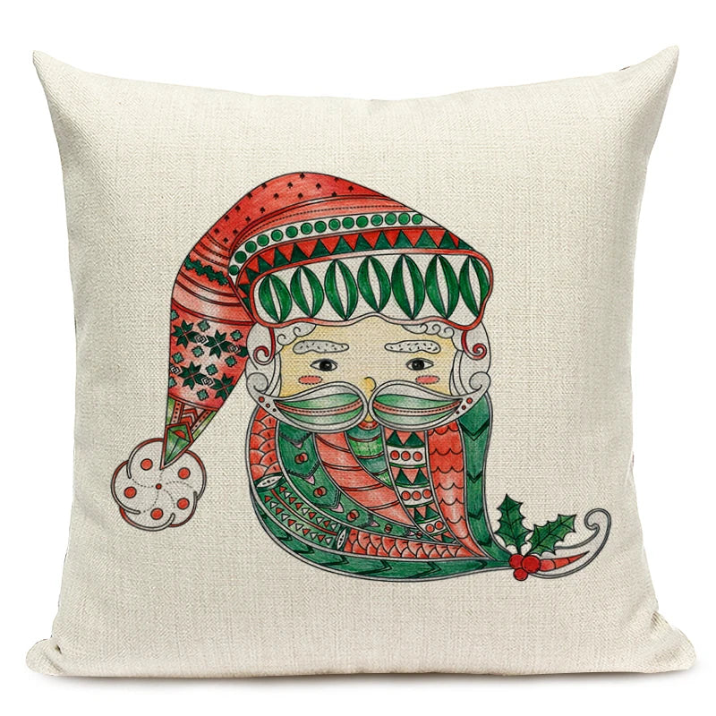 Christmas Tree Pattern Throw Pillow Case